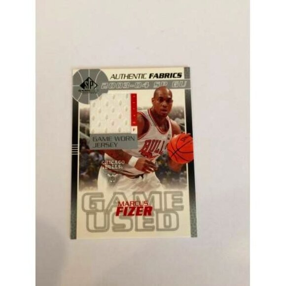 2003 SP Marcus Fizer Authentic Fabrics Game Worn Jersey #FI-J (039) - Picture 1 of 2